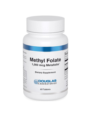 Suplemento de Metil Folato L-5-MTHF Douglas Laboratories 1000 mcg - 60 Tabletas