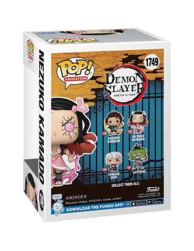 Figura Funko POP Nezuko Kamado Demonio 10cm Cazador de Demonios