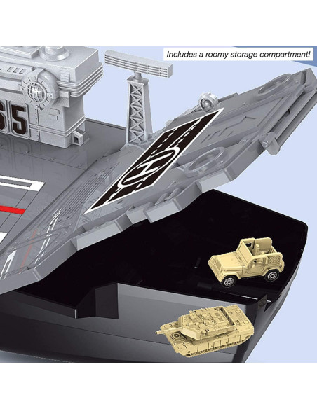 Juguete Mega Portaaviones Liberty Imports 84 cm con Jets y Soldados Juguete Mega Portaaviones Liberty Imports 84 cm con Jets y Soldados
