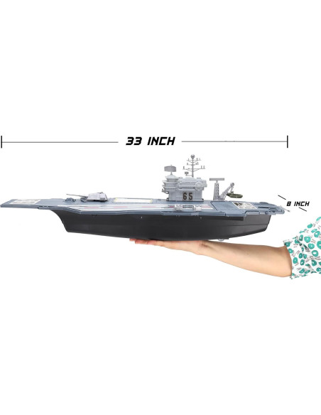 Juguete Mega Portaaviones Liberty Imports 84 cm con Jets y Soldados Juguete Mega Portaaviones Liberty Imports 84 cm con Jets y Soldados