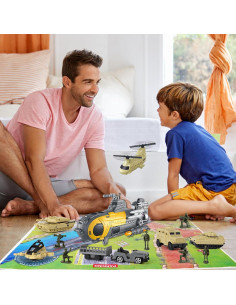 Set de Juguetes de Aviación y Ejército de deAO - 20 Piezas 2