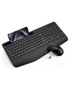 Combo Teclado y Ratón Inalámbrico Trueque Ergonómico