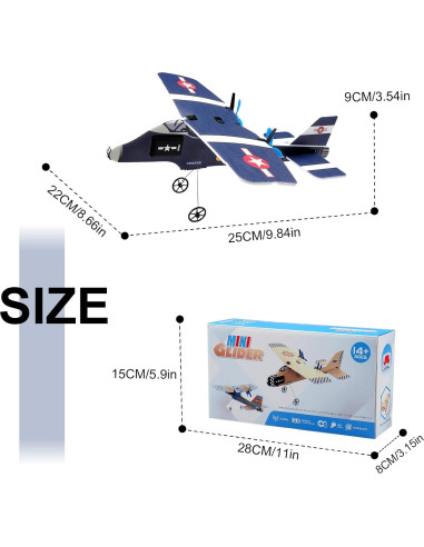 Avión RC Jaming 813B 2.4GHz para Principiantes 220g