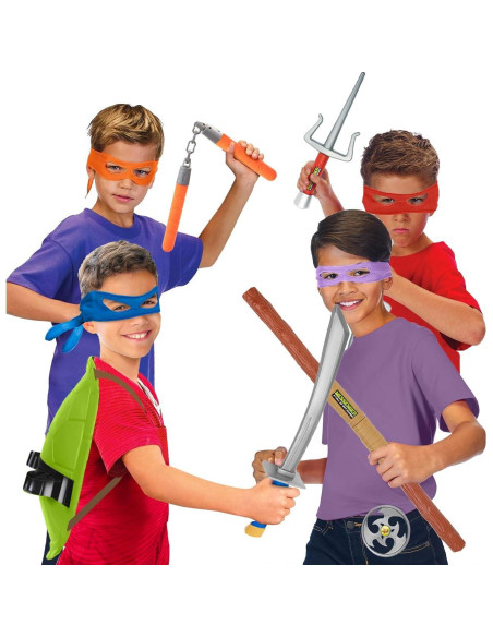 Disfraz de Superhéroe Tortuga Ninja con Accesorios para Niños