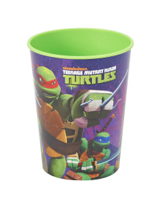 Vasos de Fiesta Reutilizables Tortugas Ninja 16 oz - Paquete de 12