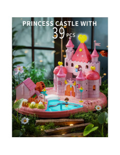 Casa de Muñecas Yewkou con 2 Muñecas Magnéticas y Accesorios 2