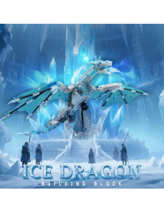 Set de Construcción Dragón de Hielo 1019 Piezas - Juguete STEM 2