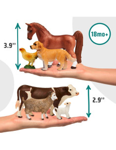 Juguetes Educativos Animales de Granja Narratoys 6 Figuras 2