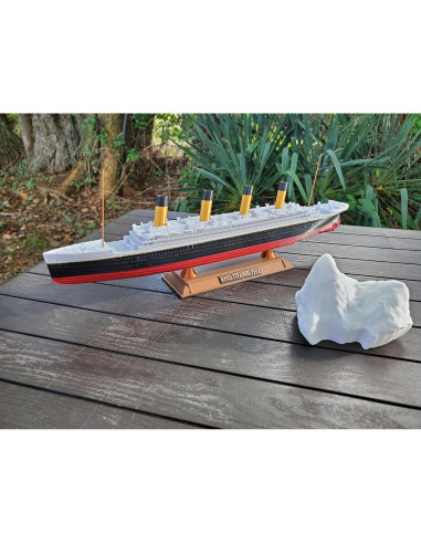 Modelo de barco Titanic TheRoller3d con iceberg 30.48 cm