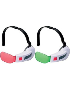 Visor Saiyan Dragon Ball Z Bandai Sin Sonido Verde y Rojo 2