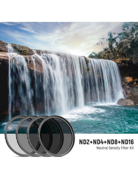 Kit de Filtros ND 49mm NEEWER con Bolígrafos y Bolsa Kit de Filtros ND 49mm NEEWER con Bolígrafos y Bolsa