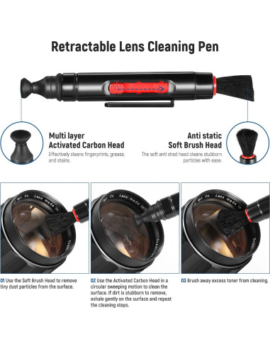 Kit de Filtros ND 49mm NEEWER con Bolígrafos y Bolsa