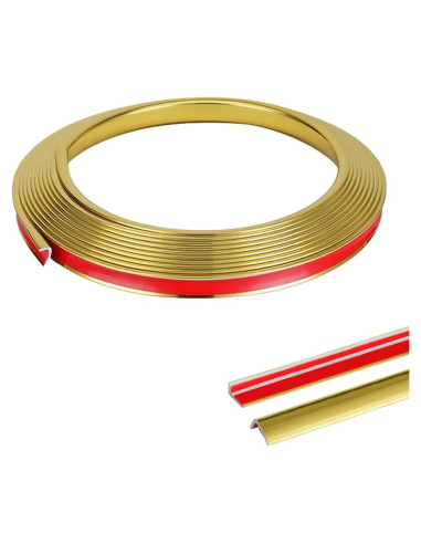 Moldura Autoadhesiva Pano 6.1m PVC Oro para Azulejos