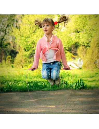 Cuerdas de Saltar Ajustables Elcoho 12 Paquetes Niños 2.3m