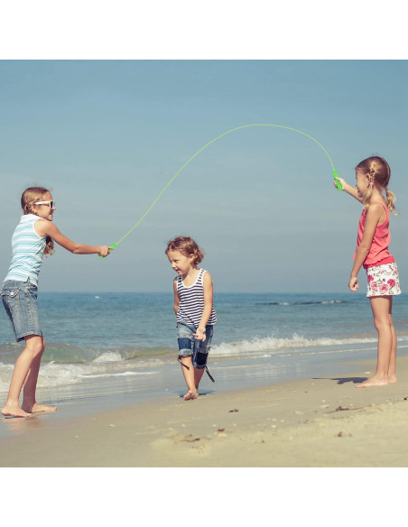 Cuerdas de Saltar Ajustables Elcoho 12 Paquetes Niños 2.3m