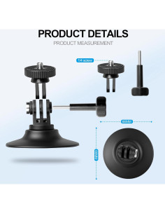 Kit de Montaje Adhesivo Flexible EMART para Cámaras Deportivas 2