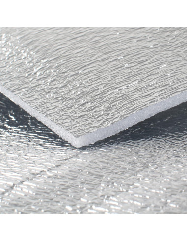 Barrera Radiante Aislante Halero 5mm 1m x 2m Doble Cara Aluminio