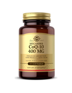 Solgar Megasorb CoQ-10 400 mg 60 Softgels - Suplemento Salud Cardíaca