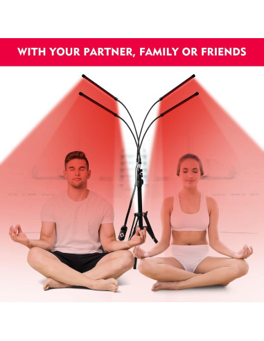 Lámpara de Terapia de Luz Roja Maliansun 660nm y 850nm