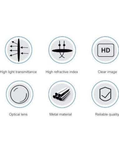 Adaptador de Montaje C Garosa para Microscopio Trinocular 0.5X