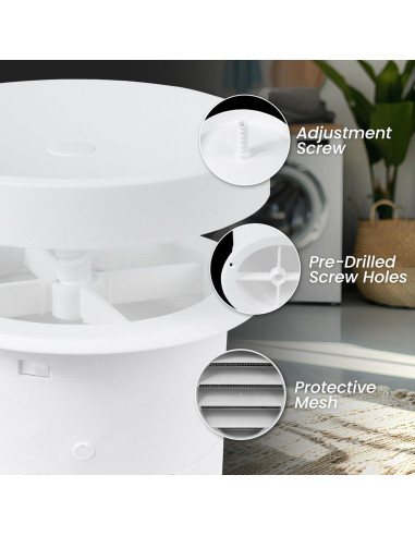 Kit de Ventilación de Pared 10.5 cm Repa Market - Aire Fresco