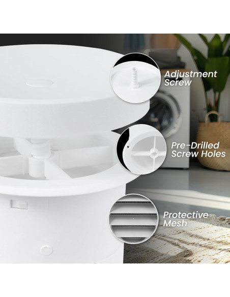 Kit de Ventilación de Pared 10.5 cm Repa Market - Aire Fresco