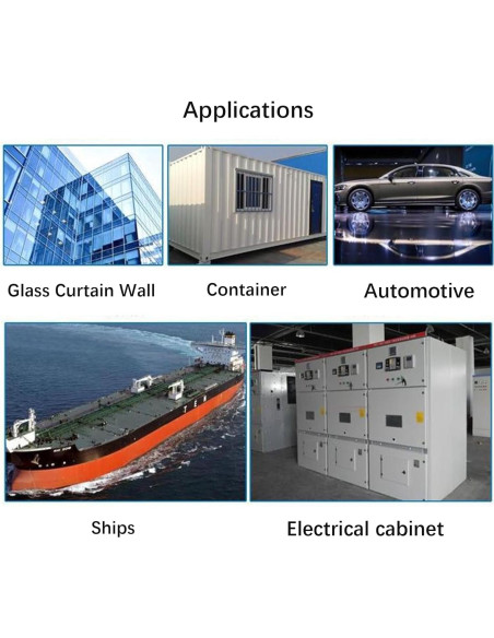 Tiras de goma sólida 1" x 3m x 0.25" Salimhib para bricolaje