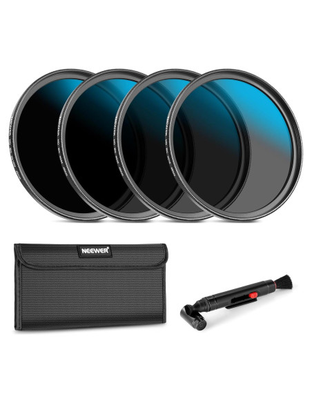 Kit de Filtros ND 49mm Neewer con Limpieza y Almacenaje