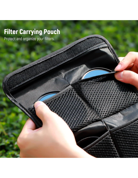 Kit de Filtros ND 49mm Neewer con Limpieza y Almacenaje