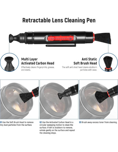 Kit de Filtros ND 49mm Neewer con Limpieza y Almacenaje