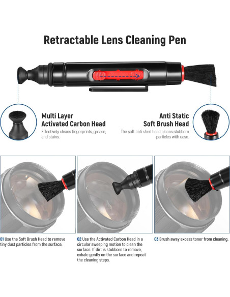 Kit de Filtros ND 49mm Neewer con Limpieza y Almacenaje