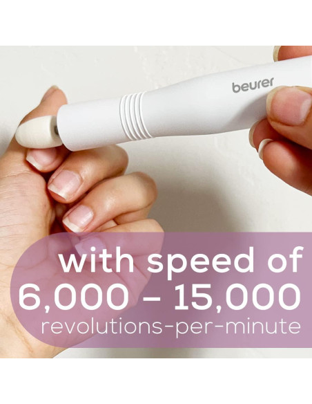 Beurer MP52 Taladro de Uñas Eléctrico 20 en 1 Profesional