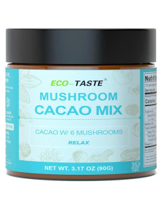Mezcla de Cacao con Champiñones ECO-TASTE 90g - Vegana y Sin Gluten