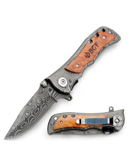 Cuchillo Plegable BGT Acero Inoxidable 7Cr17Mov 20cm