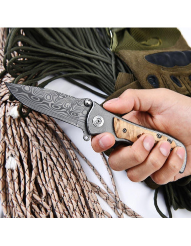 Cuchillo Plegable BGT Acero Inoxidable 7Cr17Mov 20cm