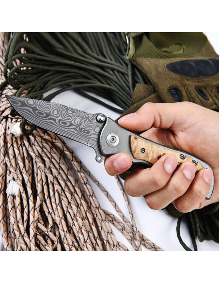 Cuchillo Plegable BGT Acero Inoxidable 7Cr17Mov 20cm