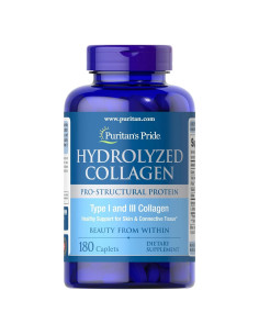 Colágeno Hidrolizado Puritan's Pride 1000 mg - 180 tabletas