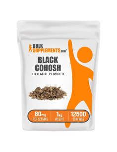 Extracto en polvo de Cohosh negro BulkSupplements 1kg - 80mg por porción