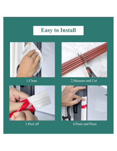 Moldura de esquina autoadhesiva Yefanxi 3m gris 2cm ancho