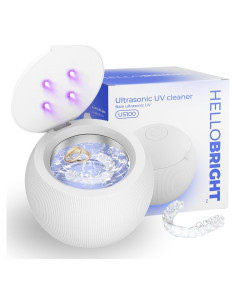 Limpiador Ultrasónico UV para Retenedores y Joyería - Hello Bright