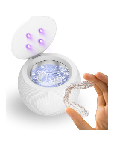 Limpiador Ultrasónico UV para Retenedores y Joyería - Hello Bright