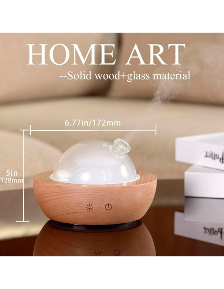 Difusor de Aceite Esencial Kakoda LFBL01, 200ml, Luz LED 7 Colores Difusor de Aceite Esencial Kakoda LFBL01, 200ml, Luz LED 7 Colores