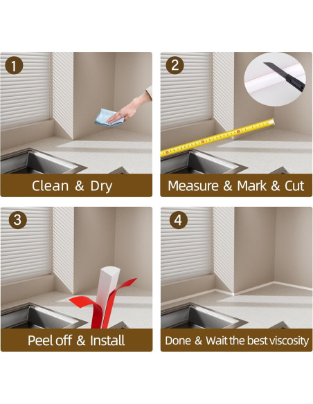 Moldura Flexible de Cuarto Redondo GCJUYA 99 cm Blanca