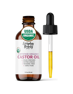 Aceite de Ricino Orgánico 100% Puro Belleza Cotidiana 29.57ml