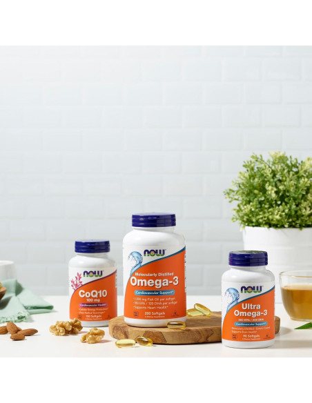NOW Foods Ultra Omega-3 90 Gelatinas Blandas Recubiertas