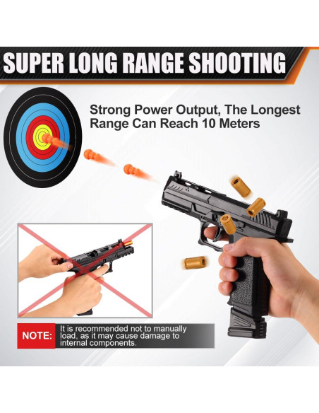 Pistola de Juguete Semiautomática SHOOTOSE G17 con 40 Balas