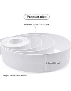 Cinta de Sellado Impermeable Autoadhesiva GLAMIN 3.2m Blanca 2