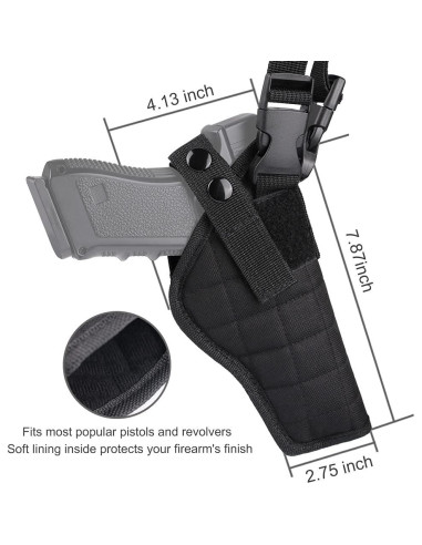 Funda de Hombro Xaegistac Ajustable para Pistolas Unisex