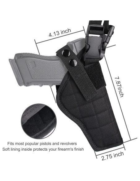 Funda de Hombro Xaegistac Ajustable para Pistolas Unisex