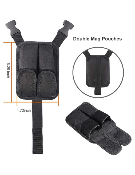 Funda de Hombro Xaegistac Ajustable para Pistolas Unisex